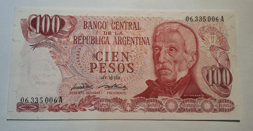 Bottero N 2383 Billete 100 Pesos Ley ,alonso - Fernández. Ex