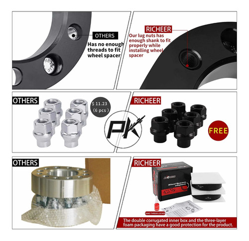 Separador De Rin Para Toyotas Meru, Fj, 4runner Ref 180vrds
