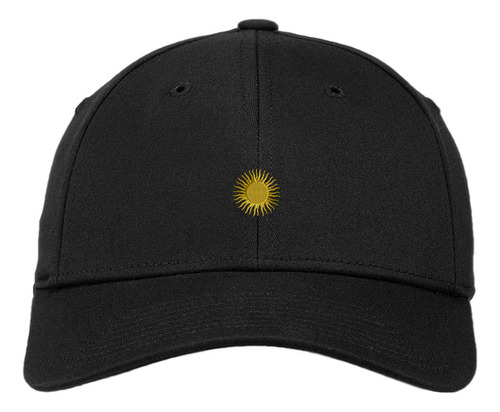Gorro Gabardina Sol De Mayo Argentino Patria Bandera Bordado Negro Ajustable