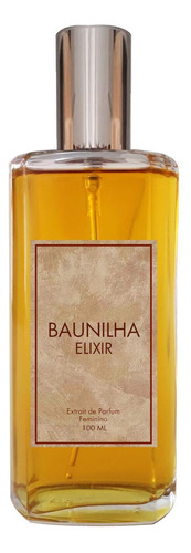 Perfume Baunilha Elixir 100ml Extrait De Parfum 40% Óleos