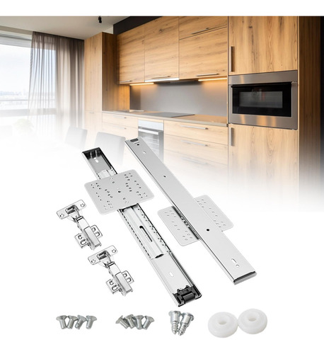 Kit De Herrajes Para Puertas De Gabinetes Abatibles 600 Mm