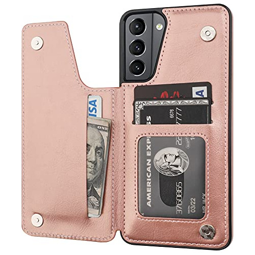 Onetop Compatible Congalaxy S21 Wallet Case Khhb3