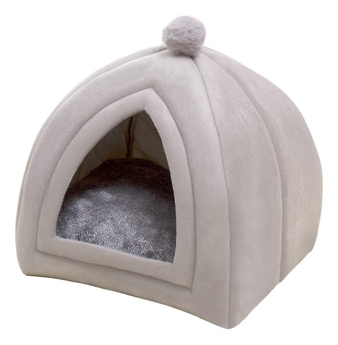 Casa De Gato Portátil Cama Lavable Cachorro Perro Felpa S