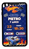 Comprar Convite Digital Interativo Artes Digitais Hot Wheels 02