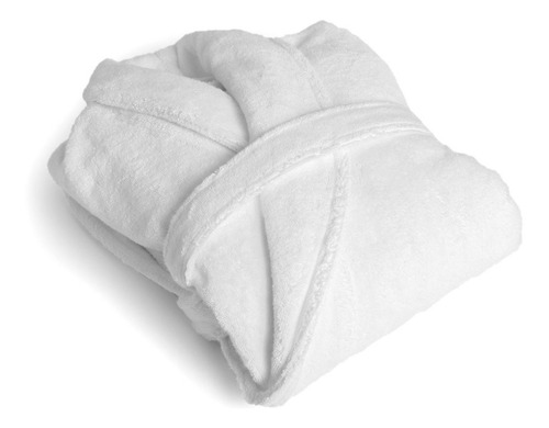 Imagen 1 de 2 de Bata Baño Hombre Hotel Blanco Liso Talla Única
