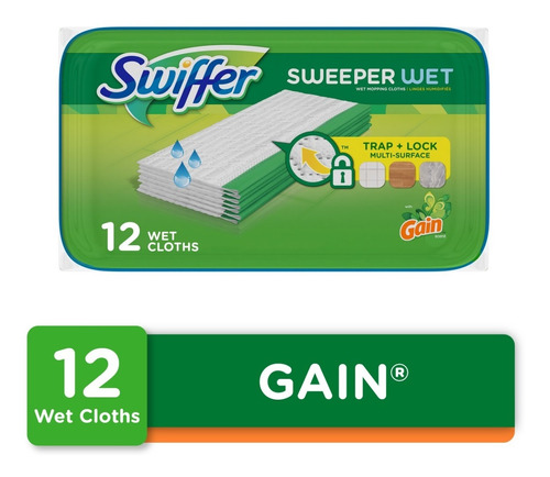 Swiffer Repuestos Húmedos Caja Con 12 Piezas Importado