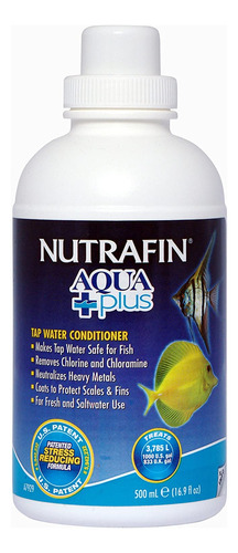 Nutrafin Aqua Plus Acondicionador De Agua, 16.9-ounce