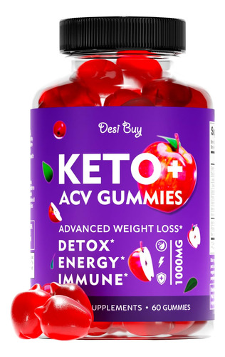 Keto Acv Gummies Formula Avanzada Para Perder Peso Con 1000