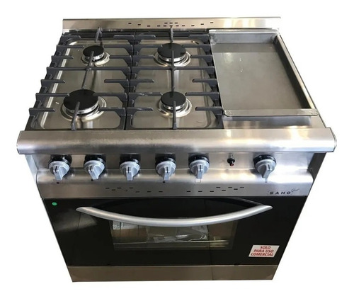 Cocina Saho 18067 Jitaku 820 Gas Puerta Vidrio 82cm Plancha