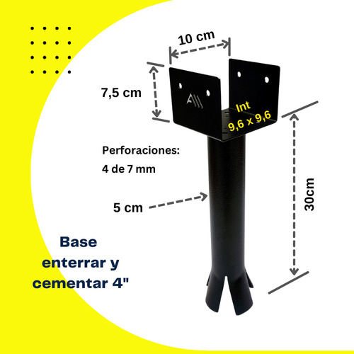 Arma Tu Pergola De 3x3 Mts Kit Alluss Para Maderas De 4x4