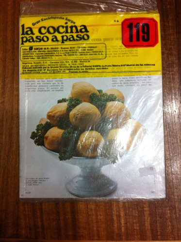 Enciclopedia Sarpe La Cocina Paso A Paso Fasciculo Nº 119