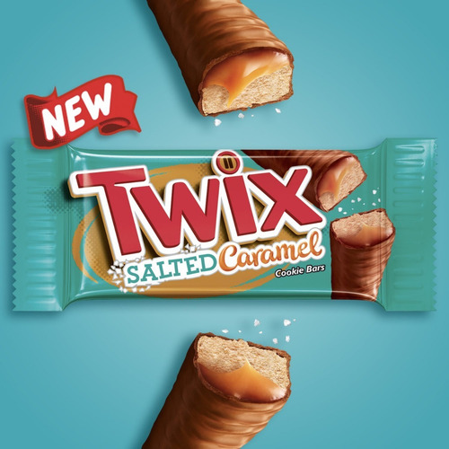 Chocolate Galleta Twix Salted Caramel 46g Importado American