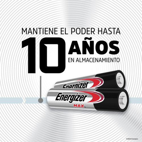 Pila Energizer Max Aaa Alcalina Tira 12 Unidades