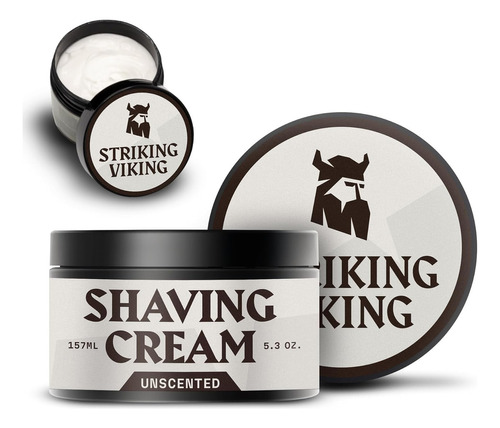 Striking Viking Crema De Afeitar Para Hombres, Crema De Afei