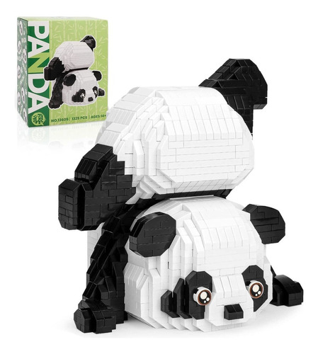 Juego De Bloques De Construcción Mini Panda 1325 Piezas