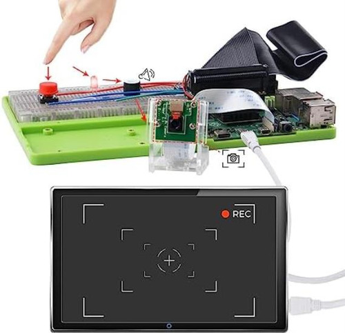 Geeekpi Kit De Inicio Completo Para Raspberry Pi 4b, Python