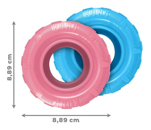Imagen 2 de 9 de Kong Puppy Tires - Small