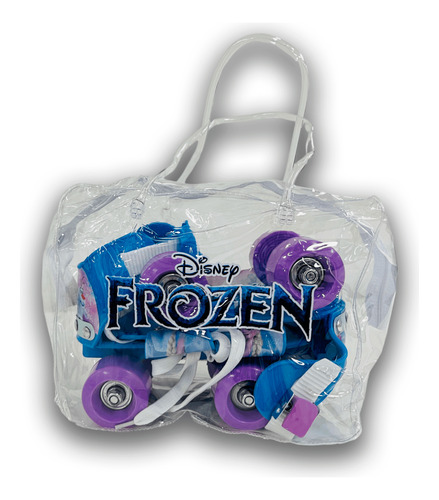 Patín Ajustable 4 Ruedas Frozen Talle 28 Al 32