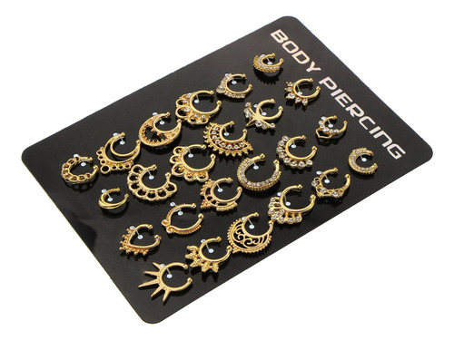 Anillos En Forma De C Para La Nariz, Joyería Para Piercing