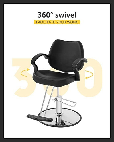 Imagen 4 de 9 de Silla Para Peluqueria / Estilistas / Ajustable / Solo Envios