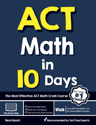 Libro Act Math In 10 Days: The Most Effective Act Math Cr...