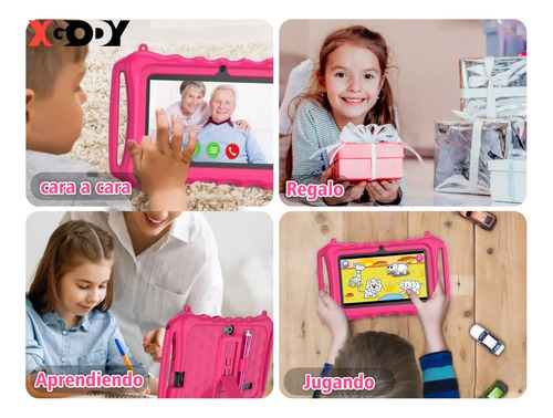 Xgody Tablet With Smart 7kids Blue Yuehu Case