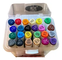 Comprar Plumones Tinta Alcohol Set X 24 Lettering Doble Punta
