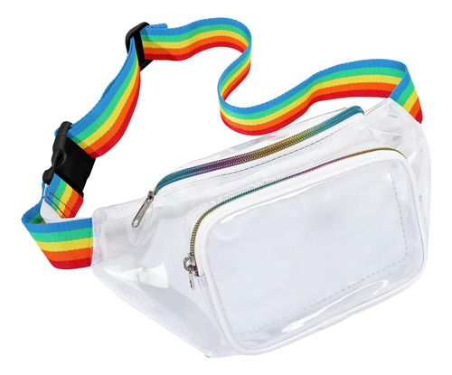 Riñonera Unisex Veckle Impermeable -transparentes - Arcoiris