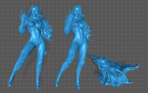 Witchblade Sara Pezzini +nsfw Ca3d Archivo Para Impresión 3d (Usado)