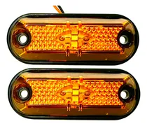 Comprar 2x Lanterna Delimitadora Lateral Carreta Caminhão Baú Amarel