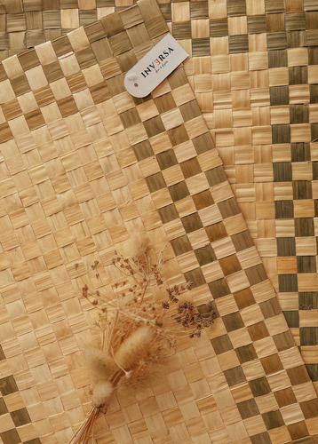 Individuales Rectangular De Fibra Natural Bambu Deco Color Individual Celine Individual Celine