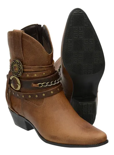 Bota country feminina cano curto mercadolivre 2025