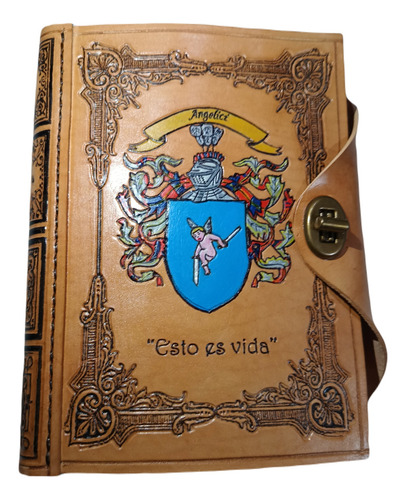 Diario Objetosdecuero Escudo Pintado A Mano Heraldica