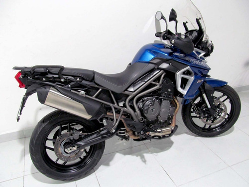 Imagem 2 de 14 de Triumph Tiger 800 Xrx 2019 Azul
