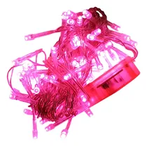 Comprar Luces Para Arbol Navidad Rosa 100 Led 5m Se100
