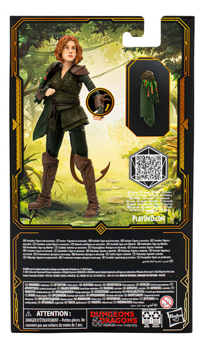 Boneco D&d Honra Entre Rebeldes 15 Cm Doric F4867 Hasbro