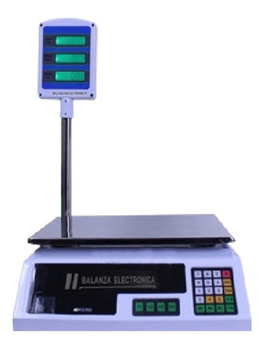 Peso Balanza Digital Charcutería 40kg Recargable Con Visor