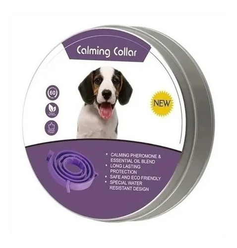 Collar Calmante Perro Ajustable Calma Ansiedad Relajante