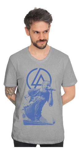 Chester Bennington 758 Linkin Park Rock Polera Estampada Dtf