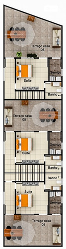 Imagem 12 de 13 de Venda De Casa Geminada Com 50m² E 2 Quartos - 55456