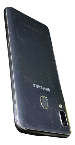 Samsung Galaxy A20 32 Gb Dañado Enciende Sm-a205g Gris Oscuro (Usado)