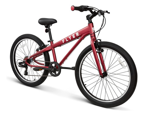 Flyer Bicicleta Para Ninos De 24 Pulgadas, Bicicleta Roja P