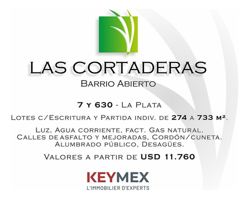 Imagen 2 de 7 de Lotes Escriturables Las Cortaderas - 7 Y 630, La Plata
