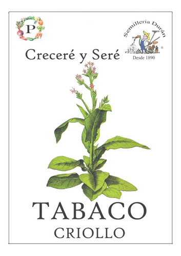 Semillas De Tabaco Criollo