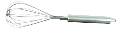 3 Batidores Manuales De Acero Inoxidable Mezclador 27cm