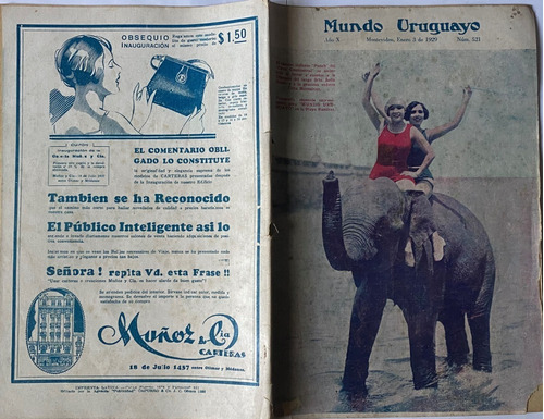 Mundo Uruguayo N° 521, Enero 3 De 1929