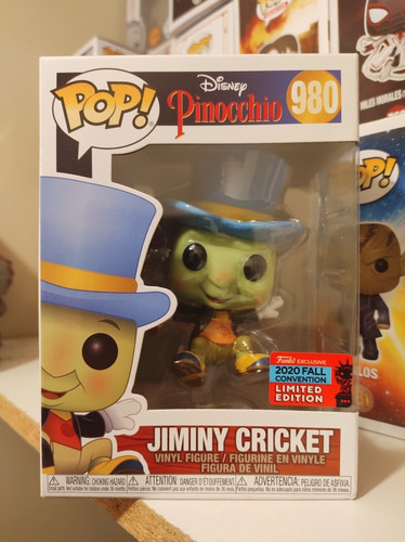 Funko Pop Disney Pinocchio Jiminy Cricket Amazon Exclusive