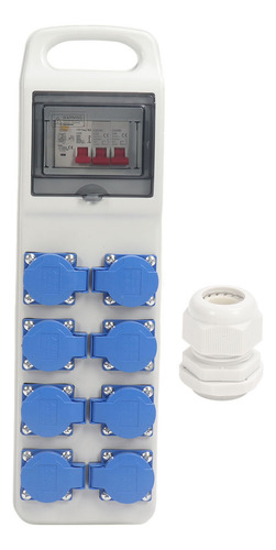 Enchufe Industrial Portátil De 8 Vías Ip65 A Prueba De Agua