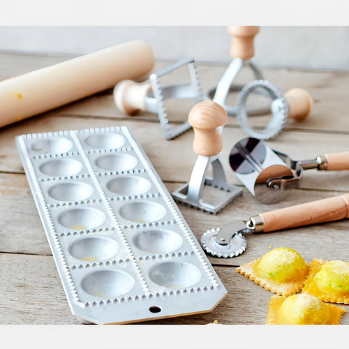 Kit de fábrica de pasta Eppi para ravioles y cappelletti, 8 piezas