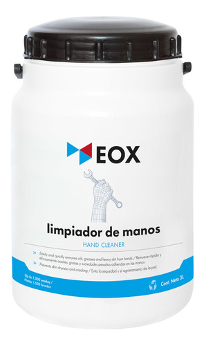 Jabón Mecánico Hand Cleaner With Scrubbers Eox 3 Litros